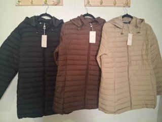 3 Giacche imbottite con cappuccio