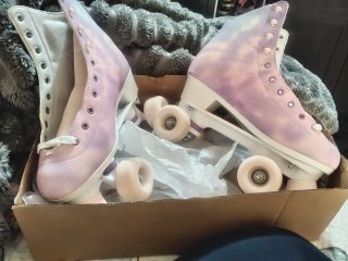 Patines rosa/lila talla 40.5
