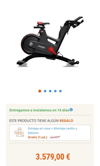 Bicicleta de Spinning Profesional