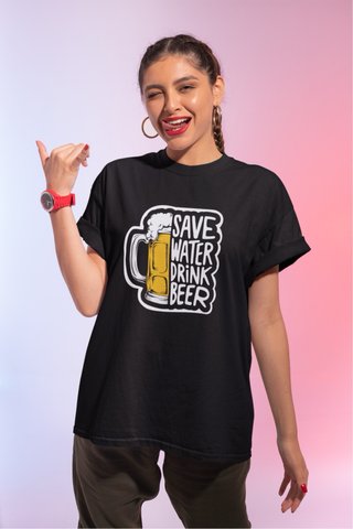 T-shirt Save Water Drink Beer