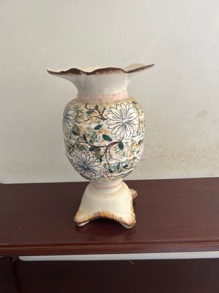 Jarrón decorativo de cerámica