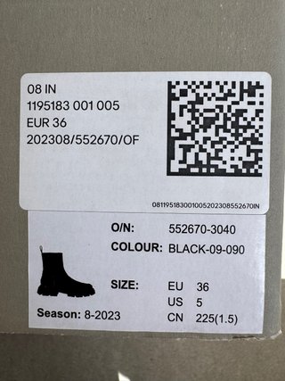 Botas Chelsea Piel H&M Premium