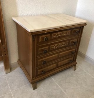 Muebles dormitorio madera completo