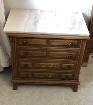 Muebles dormitorio madera completo