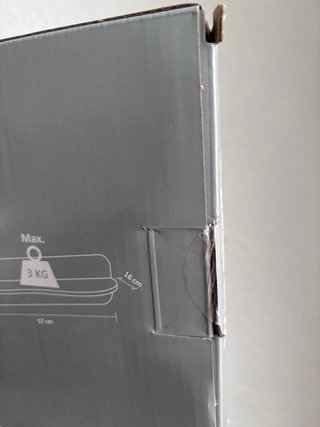 Estante de pared efecto madera 57cm
