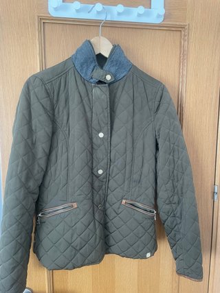 Chaqueta Massimo Dutti acolchada verde T.M