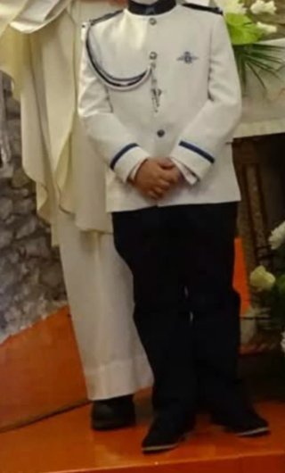 Traje de Comunión Niño Blanco talla 12 Especial