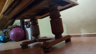 Mesa de castaño macizo