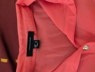 Blusa sin mangas color salmón