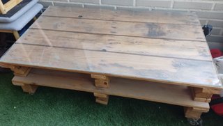 Conjunto Muebles Jardín Palets Mesa y Sofá