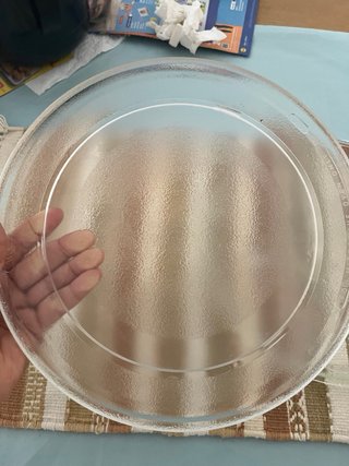 Plato giratorio de microondas de cristal