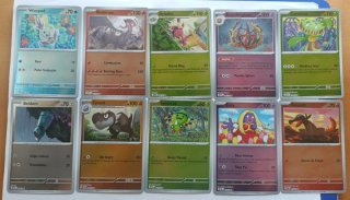 Lote Pokémon TCG – 10 Reverse Holo variadas