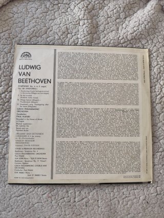 Vinilo Beethoven Sinfonía 6 Pastoral