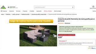 Cojines para Muebles de Jardín Manhattan