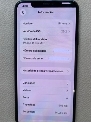 iPhone 11 Pro Max 256GB Gris Espacial