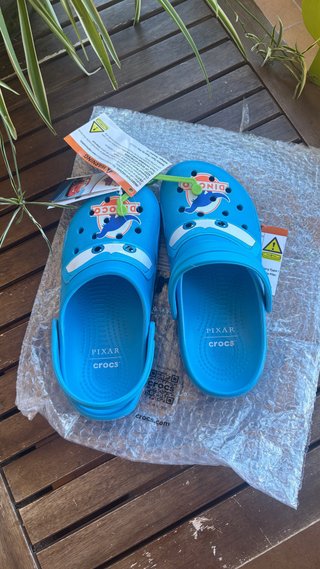 Crocs Lightning McQueen Dinoco Niños Azul