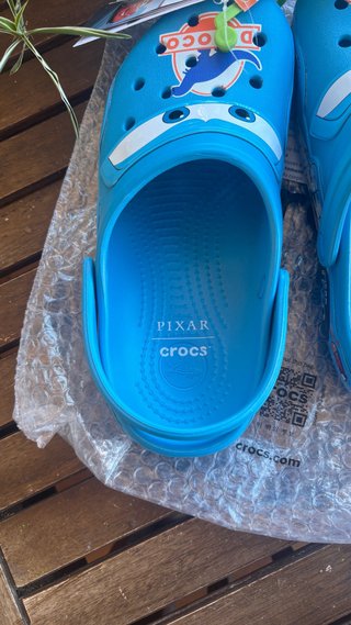 Crocs Lightning McQueen Dinoco Niños Azul