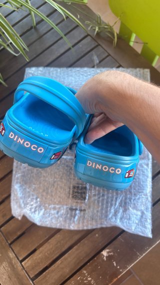 Crocs Lightning McQueen Dinoco Niños Azul
