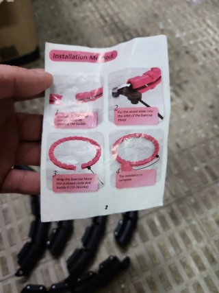 Aro Hula Hoop Ajustable Negro