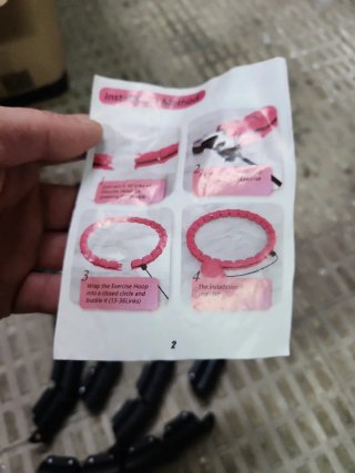 Aro Hula Hoop Ajustable Negro