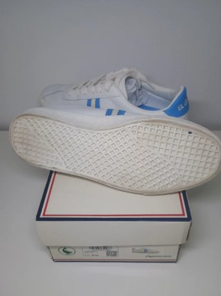 Zapatillas El Ganso piel blanca + caja original