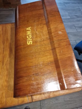 Tapa madera máquina coser SIGMA