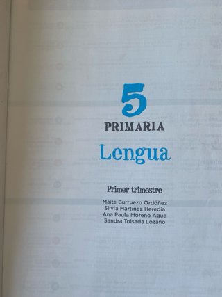 Lengua 5 Primaria