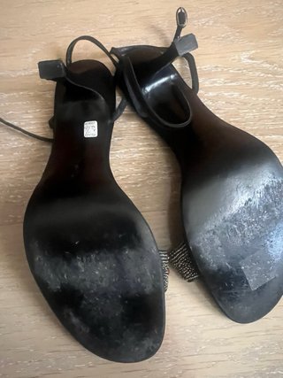 Sandalias LODI negras pedrería talla 41