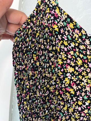 Vestido largo estampado floral