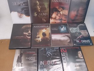 Pack 12 Películas Terror DVD (Español)