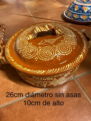 Olla Antigua Portuguesa Cerámica Policromada