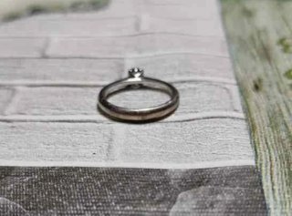 Anillo Recarlo solitario, oro blanco con diamante