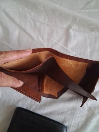 Billetera de piel Marruecos
