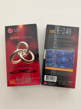 Cinta VHS LG E-240 Super High Grade