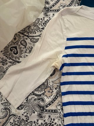 Camiseta marinera rayas azul y blanco