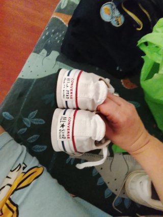 Zapatillas Converse All Star niña blancas num 30