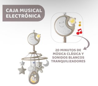 Móvil cuna musical con luces