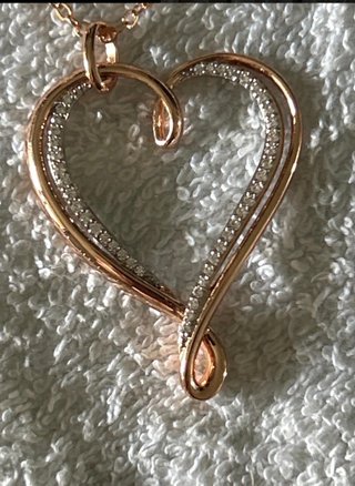 Collana Brosway Mini Ribbon BBN08 cuore oro rosa