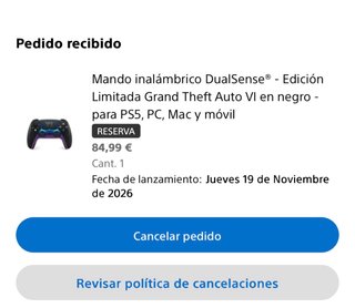 Mando DualSense GTA VI Edición Limitada PS5