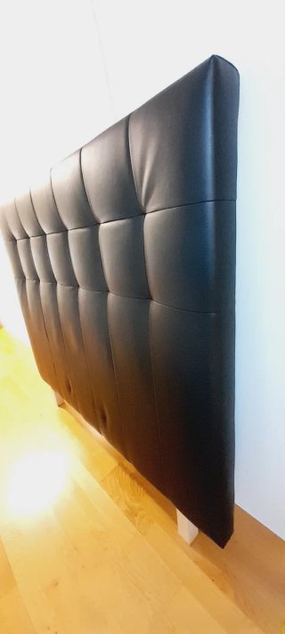 Cabecero de cama polipiel negro -NUEVO-