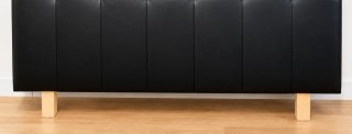 Cabecero de cama polipiel negro -NUEVO-