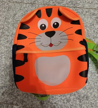 Zainetto asilo tigre arancione