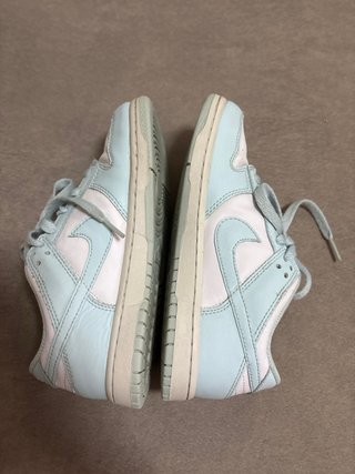 Nike Zapatillas Blancas y Azules TALLA 33.5