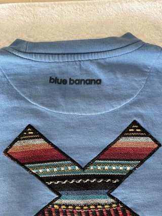 Sudadera Blue Banana Azul