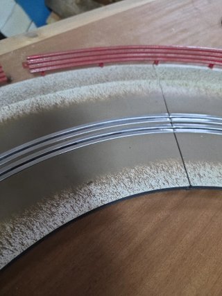 Scalextric Curva Chicane Efecto Barro