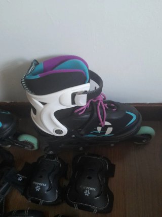 Patines en línea y protecciones