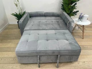 Sofá Cama Gris Nuevo