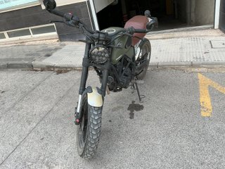 Moto Mitt Scrambler 125cc Verde/Marrón