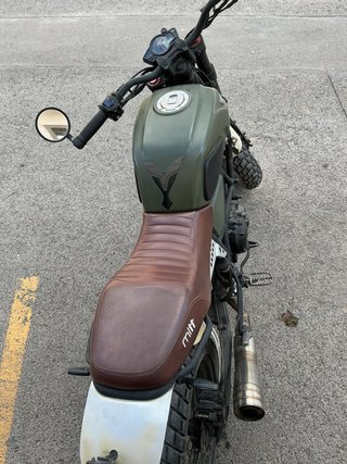 Moto Mitt Scrambler 125cc Verde/Marrón
