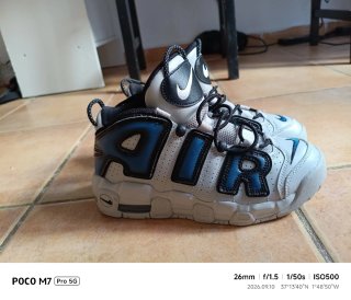 Nike Air More Uptempo 96 GS Blu Industriale 38.5